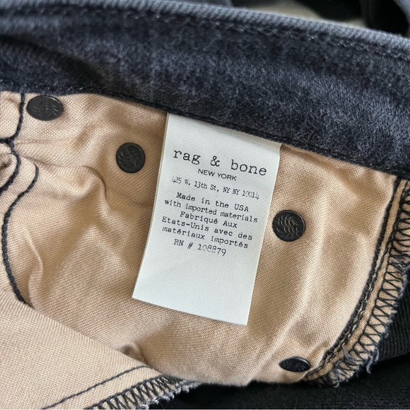 Rag & Bone Distressed Skinny Jeans - Picture 10 of 12